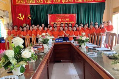 TRƯỜNG MẦM NON TÂN THỊNH TỔ CHỨC HỘI NGHỊ CÁN BỘ, CÔNG CHỨC, VIÊN CHỨC, NGƯỜI LAO ĐỘNG