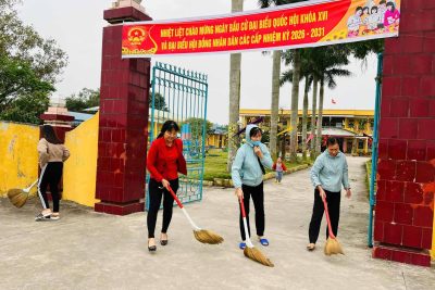 TRƯỜNG MN TÂN THỊNH HƯỞNG ỨNG NGÀY BẦU CỬ ĐẠI BIỂU QUỐC HỘI KHÓA XVI VÀ ĐẠI BIỂU HỘI ĐỒNG NHÂN DÂN CÁC CẤP NHIỆM KỲ 2026 – 2031