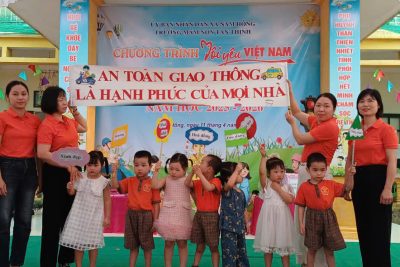 💥CHƯƠNG TRÌNH “ TÔI YÊU VIỆT NAM VỚI CHỦ ĐỀ BÉ VỚI AN TOÀN GIAO THÔNG” – LAN TỎA Ý THỨC TỪ NHỮNG MẦM NON TƯƠNG LAI TẠI TRƯỜNG MẦM NON TÂN THỊNH.
