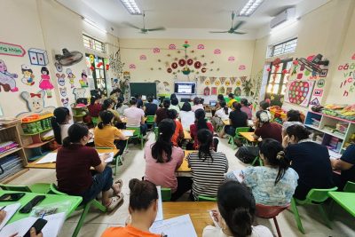 TRƯỜNG MẦM NON TÂN THỊNH NGHIÊM TÚC TRIỂN KHAI CÔNG VĂN SỐ 1687/SGDĐT-TCCB: TẬP HUẤN TỰ ĐÁNH GIÁ TRÊN TEMIS VÀ BDTX NĂM HỌC 2025-2026